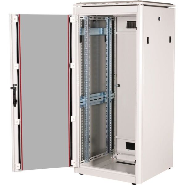 Szafa Roline ROLINE Netzwerkschrank Pro 48,26cm 19Zoll 26 HE 600x600 BxT Glast�r grau