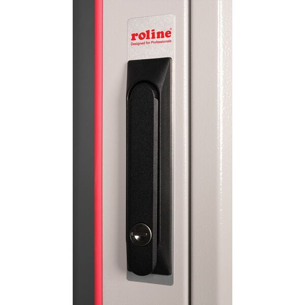 Szafa Roline ROLINE Netzwerkschrank Pro 48,26cm 19Zoll 26 HE 600x600 BxT Glast�r grau