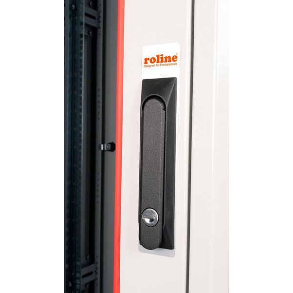 Szafa Roline ROLINE Netzwerkschrank Pro 48,26cm 19Zoll 47 HE 600x600 BxT Glast�r grau