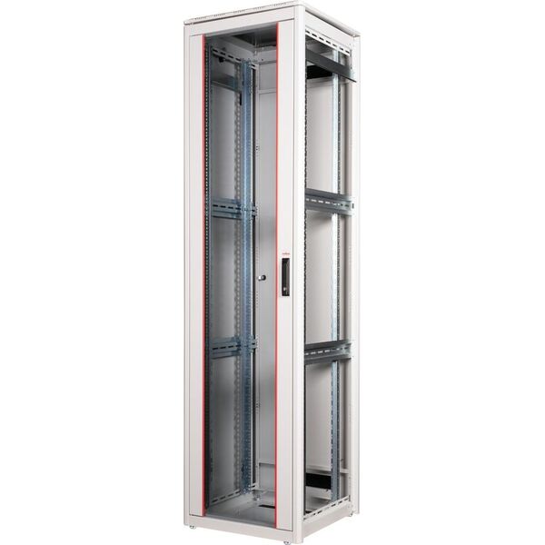 Szafa Roline ROLINE Netzwerkschrank Pro 48,26cm 19Zoll 47 HE 600x600 BxT Glast�r grau