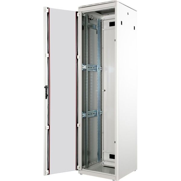 Szafa Roline ROLINE Netzwerkschrank Pro 48,26cm 19Zoll 47 HE 600x600 BxT Glast�r grau