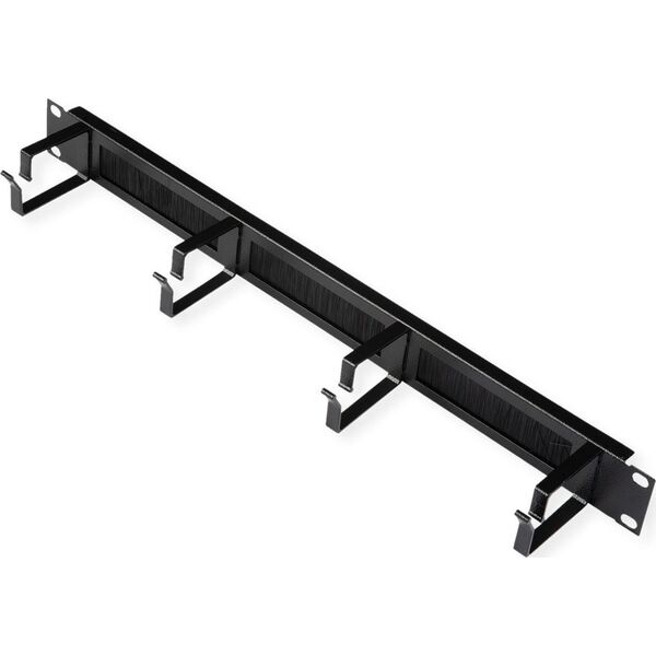 Roline ROLINE Rangierpanel 48,26cm 19Zoll 1 HE mit Burstenleiste 44x60mm schwarz