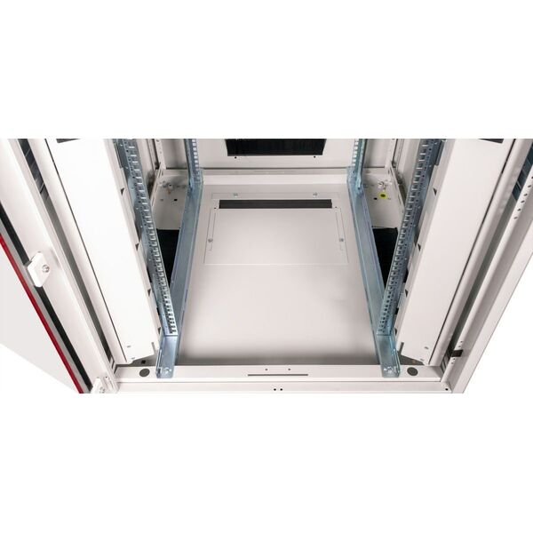 Szafa Roline ROLINE Netzwerkschrank Pro 48,26cm 19Zoll 22 HE 800x800 BxT Glast�r grau
