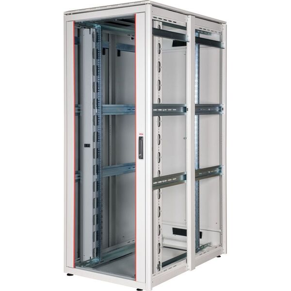 Szafa Roline ROLINE Netzwerkschrank Pro 48,26cm 19Zoll 42 HE 800x1200 BxT Glast�r grau