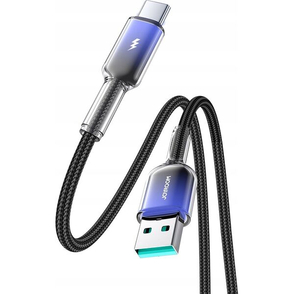 Kabel Joyroom S-A42 Crystal-Clear Series 60W USB-C / USB-C 1.2m czarny