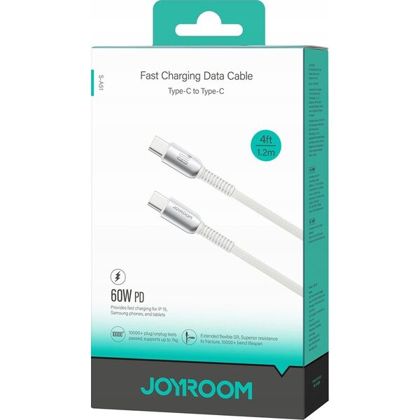 Kabel Joyroom S-A51 Cutting-Edge Series 60W USB-C / USB-C 1.2m szary
