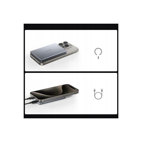 Powerbank Joyroom JR-PBM08 Pro 10000mAh 20W szary