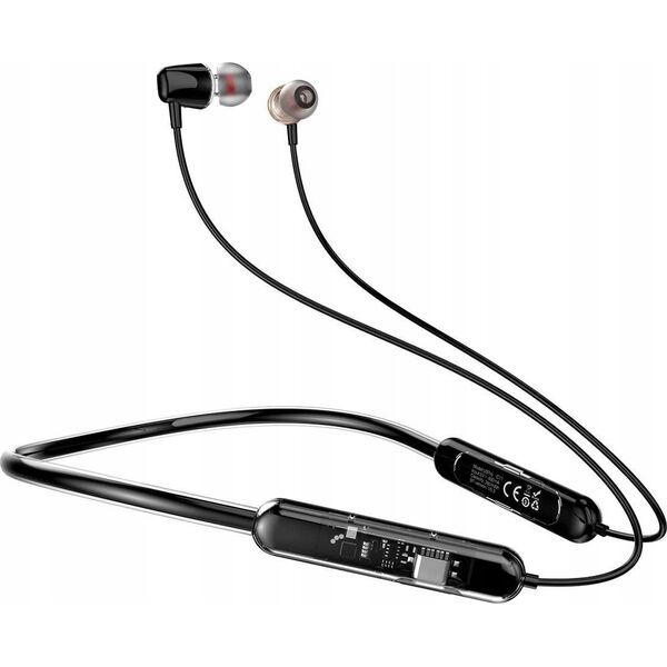 Bezprzewodowe słuchawki dokanałowe na pałąku Dudao U5Pro Bluetooth 5.3 czarne