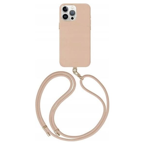 Etui UNIQ Coehl Muse iPhone 15 Pro Magnetic Charging dusty nude
