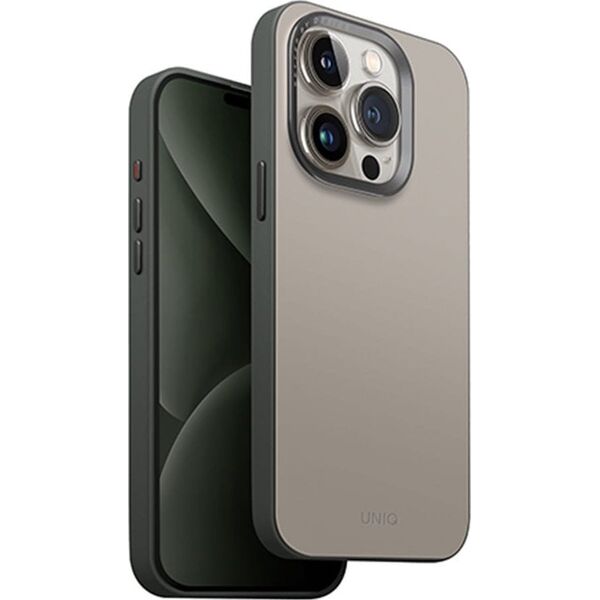 Etui UNIQ Lyden DS Apple iPhone 15 Pro Magclick Charging beżowo-zielony/ivory-lichen green