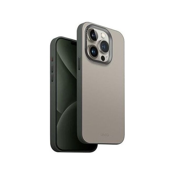 Etui UNIQ Lyden DS Apple iPhone 15 Pro Max Magclick Charging beżowo-zielony/ivory-lichen green