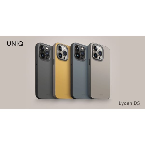Etui UNIQ Lyden DS Apple iPhone 15 Pro Max Magclick Charging beżowo-zielony/ivory-lichen green
