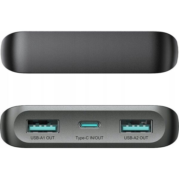 Powerbank Joyroom JR-PBF20 25W 2xUSB-A, USB-C 10000mAh czarny