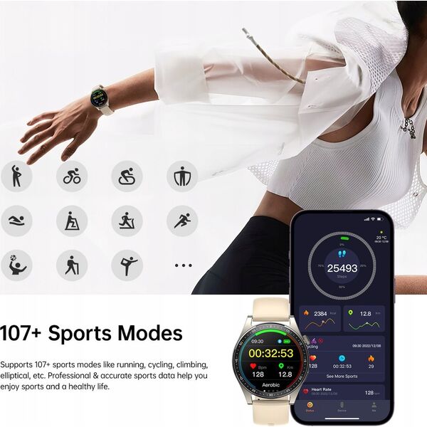 ML Smartwatch Joyroom JR-FC2 (złoty)