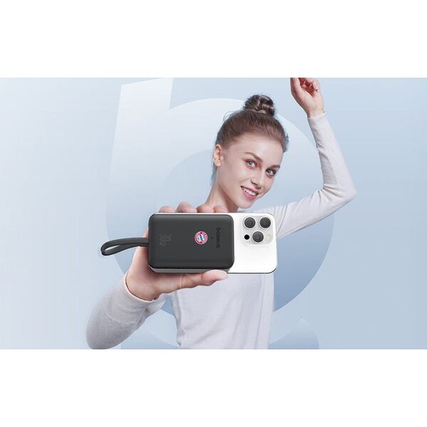 Powerbank Magnetyczny Baseus Mini 10000mAh 30W (czarny) Edycja Bayern