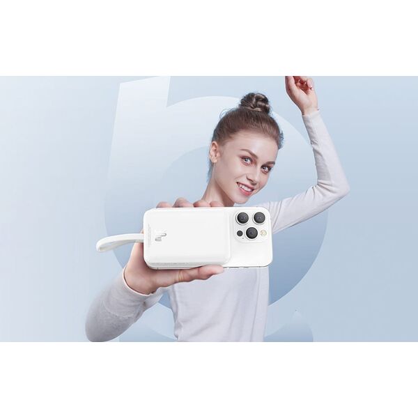 Powerbank Magnetyczny Baseus Mini 10000mAh 30W (biały) Edycja Bayern