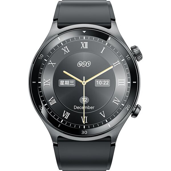 Smartwatch QCY GT3 S7 AMOLED 1.43" 3ATM (czarny)