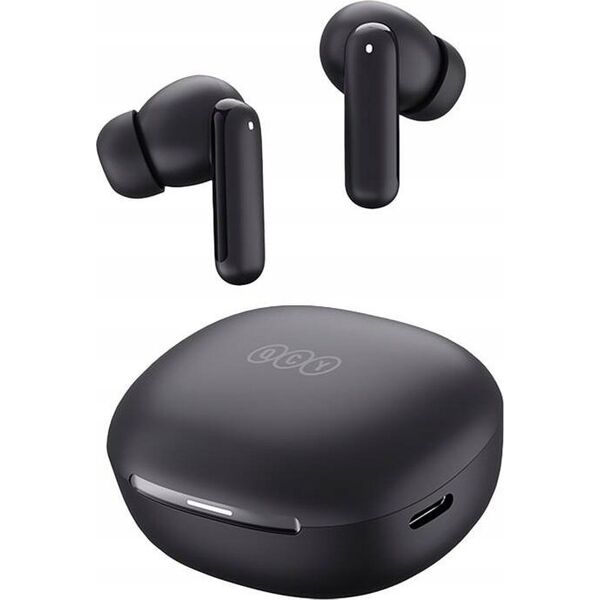 Bezprzewodowe słuchawki dokanałowe TWS QCY MeloBuds HT16 Bluetooth 5.4 SBC/AAC IPX4 (czarne)