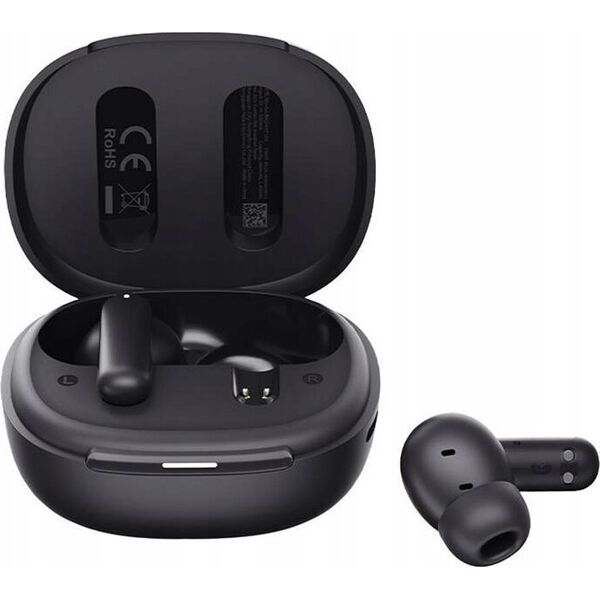 Bezprzewodowe słuchawki dokanałowe TWS QCY MeloBuds HT16 Bluetooth 5.4 SBC/AAC IPX4 (czarne)