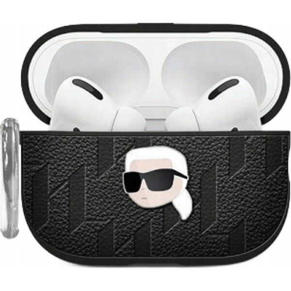 Etui Karl Lagerfeld Monogram Karl Head do Apple AirPods 4 czarny