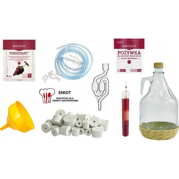 Wine bottle with narrow neck BIOWIN, 5.7/4 cm, 15 l