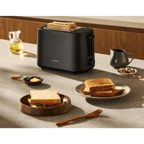 Xiaomi Toaster EU | Power 780–930 W | Number of slots 2 | Housing material Plastic | Black