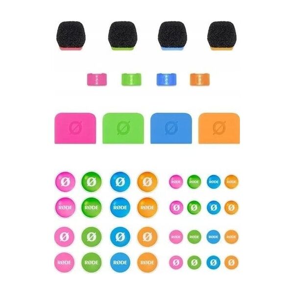 RODE COLORS3 - Kolorowe nakładki Wireless GO i Lavalier II
