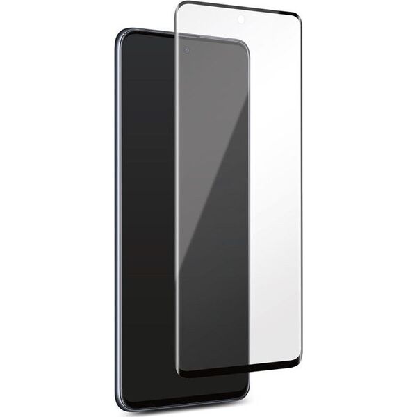 Puro PURO Frame Tempered Glass - Szkło ochronne hartowane na ekran Samsung Galaxy A51 (czarna ramka) uniwersalny