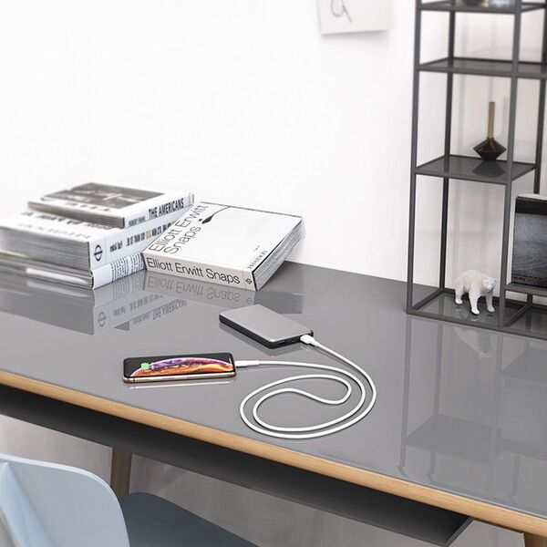 Kabel USB Borofone USB-A - Lightning 1 m Biały (73078)