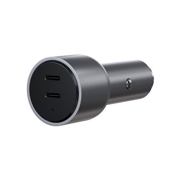 Ładowarka Satechi SATECHI 40W Dual USB-C PD Car Charger Space Gray