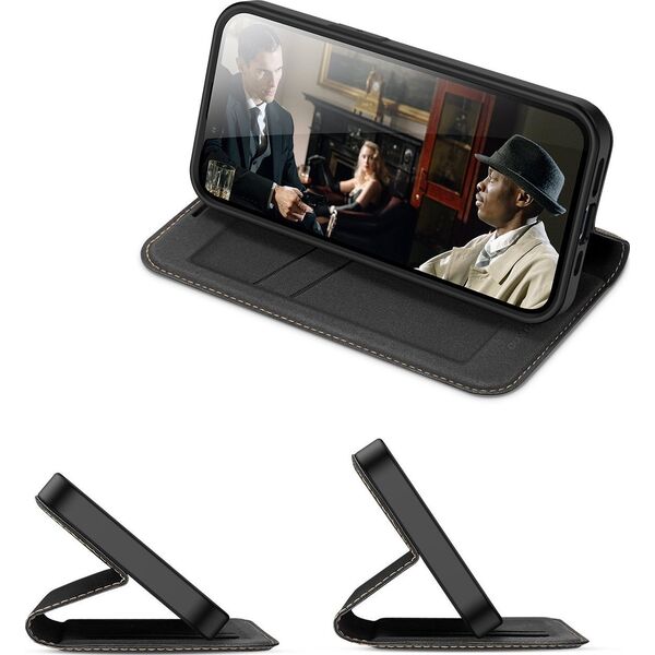 Dux Ducis Dux Ducis Skin X2 etui do iPhone 14 Plus pokrowiec z magnetyczną klapką czarny