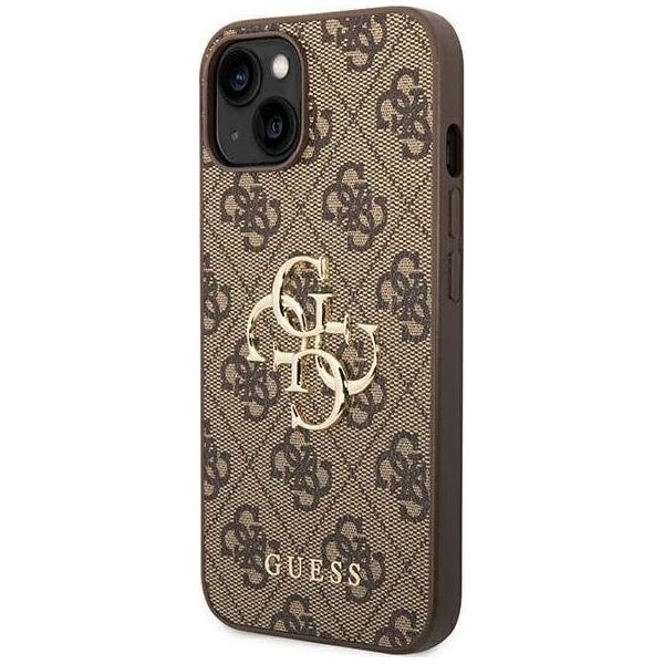 Guess Guess 4G Big Metal Logo - Etui iPhone 14 (brązowy)