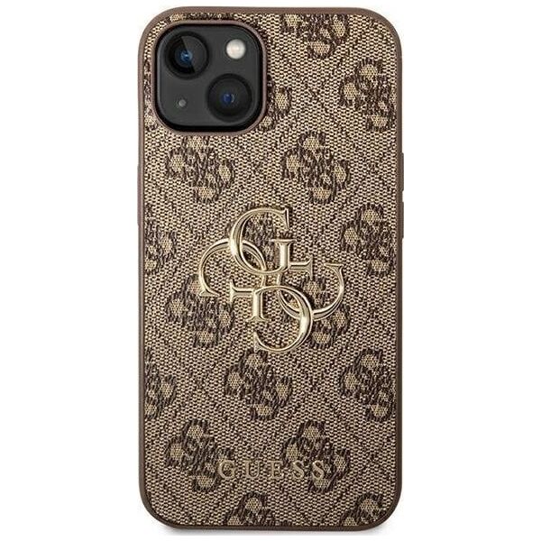 Guess Guess 4G Big Metal Logo - Etui iPhone 14 (brązowy)