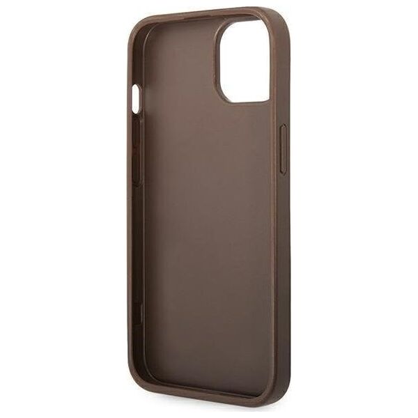 Guess Guess 4G Big Metal Logo - Etui iPhone 14 (brązowy)