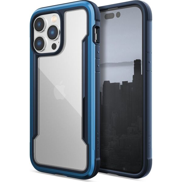 Raptic Shield Case etui iPhone 14 Pro Max pancerny pokrowiec niebieski