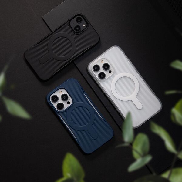 Raptic Clutch Built Case etui iPhone 14 Pro z MagSafe pokrowiec plecki niebieski