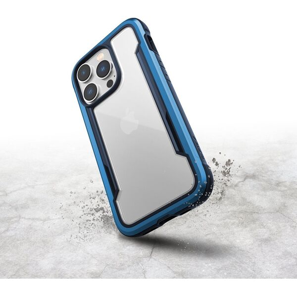 Raptic Shield Case etui iPhone 14 Pro pancerny pokrowiec niebieski