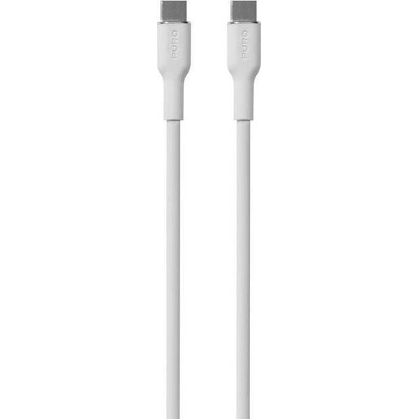 Kabel USB Puro USB-C - USB-C 1.5 m Biały (PUR671)