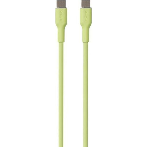 Kabel USB Puro USB-C - USB-C 1.5 m Żółty (PUR673)