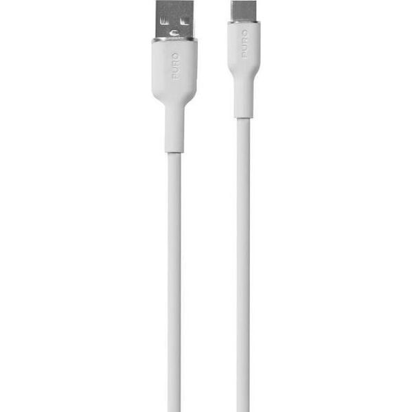 Kabel USB Puro USB-A - USB-C 1.5 m Biały (PUR677)