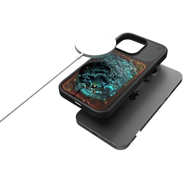 STM STM Reveal Warm MagSafe - Etui iPhone 15 Pro (Black Realm)