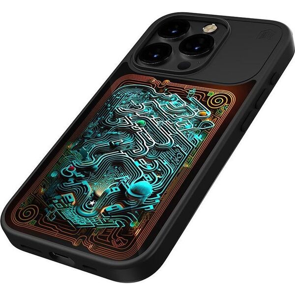 STM STM Reveal Warm MagSafe - Etui iPhone 15 Pro Max (Black Realm)