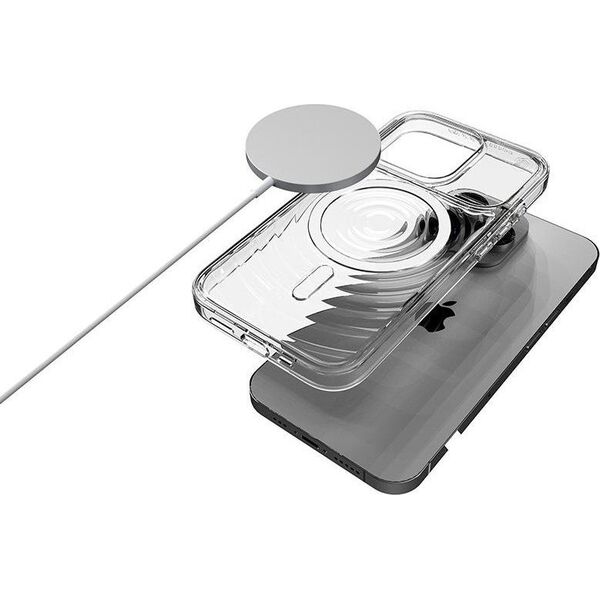 STM STM Reawaken Ripple MagSafe - Etui iPhone 15 (Clear)