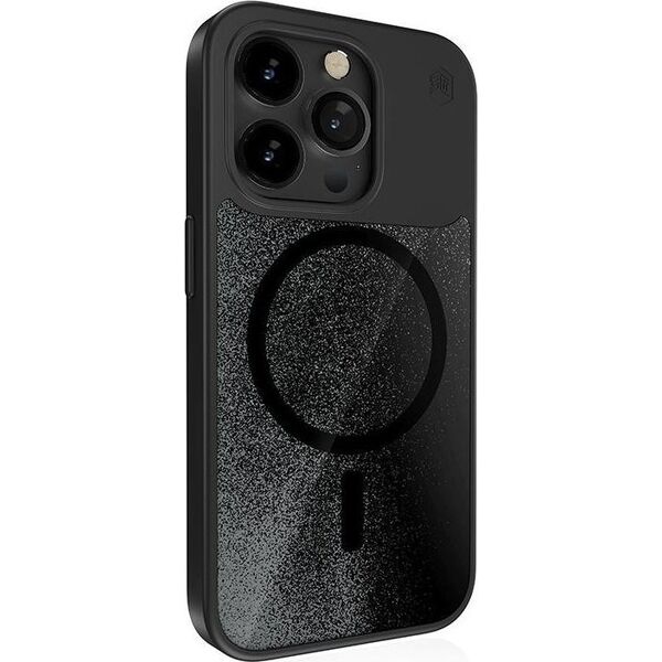 STM STM Relax Sand MagSafe - Etui iPhone 15 (Black / Grey)