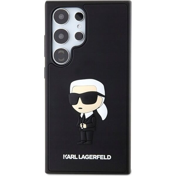 Karl Lagerfeld KARL LAGERFELD SAM S24 ULTRA RUBBER IKONIK KLHCS24L3DRKINK BLACK