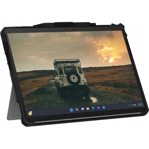 Urban UAG Scout - obudowa ochronna z wbudowaną podstawką oraz paskiem na dłoń do Microsoft Surface Pro 9 (black)