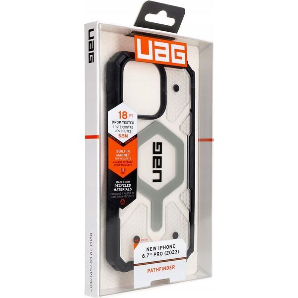 UAG Etui UAG Pathfinder MagSafe do iPhone 15 Pro Max - zielone