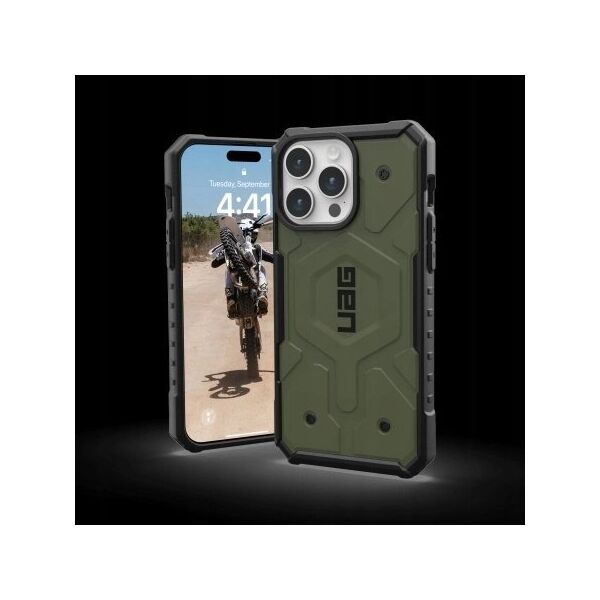 UAG Etui UAG Pathfinder MagSafe do iPhone 15 Pro Max - zielone
