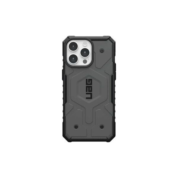 UAG Etui UAG Pathfinder MagSafe do iPhone 15 Pro Max - srebrny