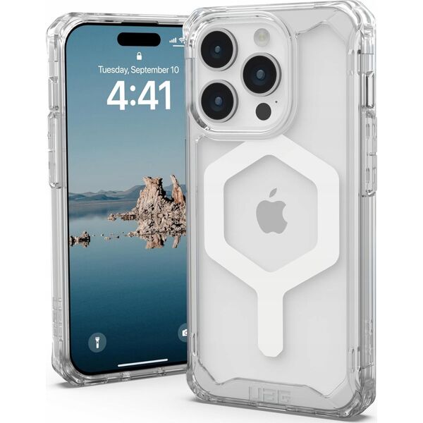 UAG Etui UAG Plyo MagSafe do iPhone 15 Pro - przezroczysto-białe